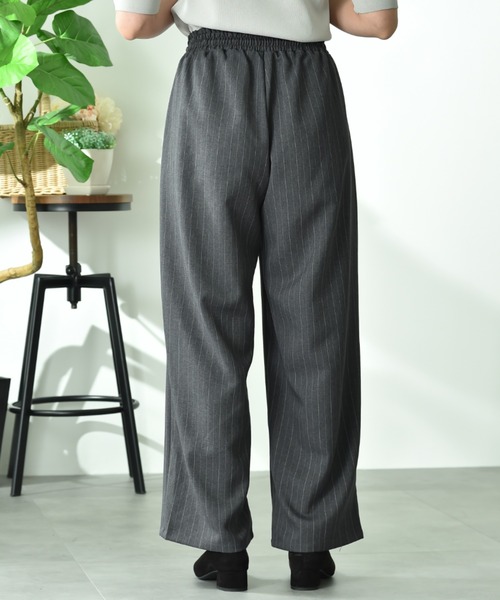 INTERPLANET(インタープラネット)の「エステルツイル柄アソートパンツ(その他パンツ・レディース・グレー/ブラック・FREE)」の10枚目の写真