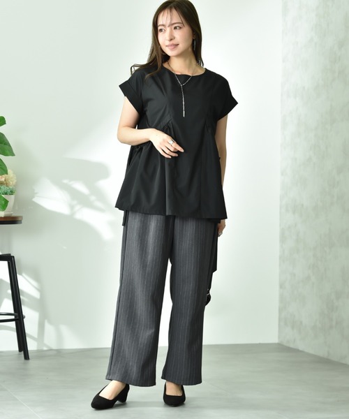 INTERPLANET(インタープラネット)の「エステルツイル柄アソートパンツ(その他パンツ・レディース・グレー/ブラック・FREE)」の13枚目の写真