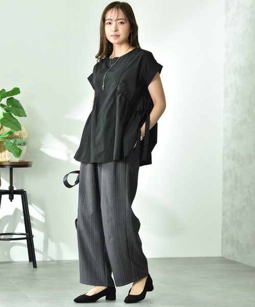 INTERPLANET(インタープラネット)の「エステルツイル柄アソートパンツ(その他パンツ・レディース・グレー/ブラック・FREE)」の14枚目の写真