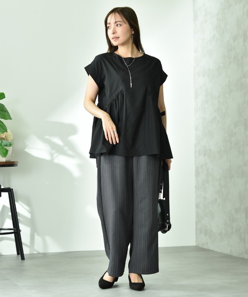 INTERPLANET(インタープラネット)の「エステルツイル柄アソートパンツ(その他パンツ・レディース・グレー/ブラック・FREE)」の15枚目の写真