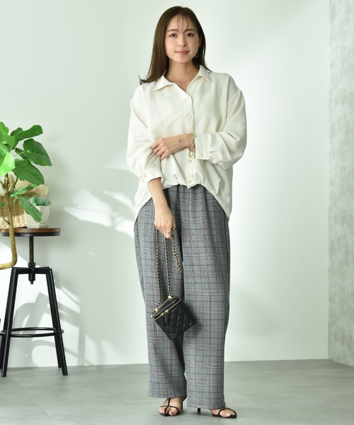 INTERPLANET(インタープラネット)の「エステルツイル柄アソートパンツ(その他パンツ・レディース・グレー/ブラック・FREE)」の19枚目の写真