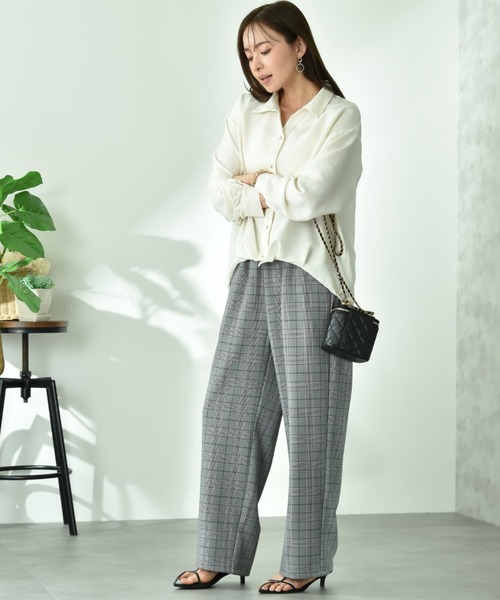 INTERPLANET(インタープラネット)の「エステルツイル柄アソートパンツ(その他パンツ・レディース・グレー/ブラック・FREE)」の20枚目の写真