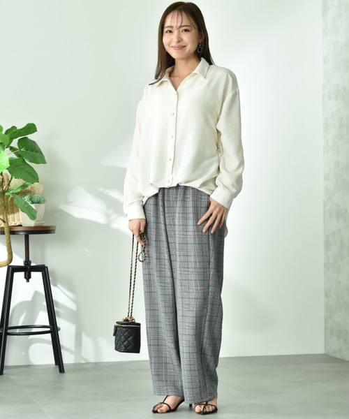 INTERPLANET(インタープラネット)の「エステルツイル柄アソートパンツ(その他パンツ・レディース・グレー/ブラック・FREE)」の21枚目の写真