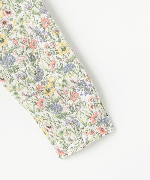 J.PRESS Ladies(J.プレス レディス)の「【一枚で着映え】Liberty Rachel & Michelle バンドカラー ブラウス(シャツ/ブラウス・レディース・サックスブルー系5/ピンク系5・XS)」の12枚目の写真