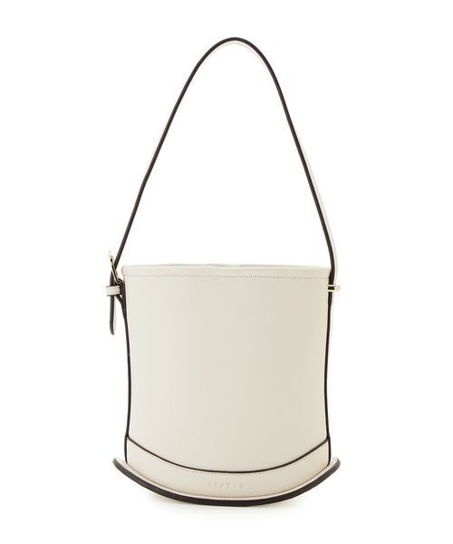 FRAY I.D（フレイアイディー）の「カーブラインミニバスケットバッグ（ハンドバッグ・レディース・アイボリー/ブラック/グリーン/ピンク・F）」の7枚目の写真