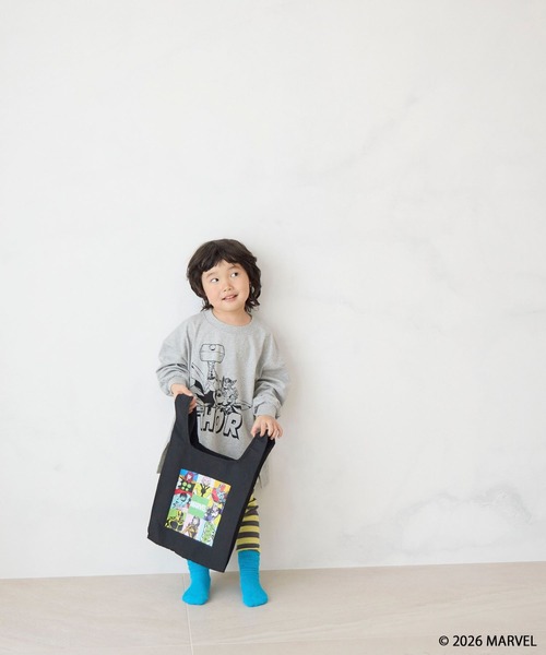 LOWRYS FARM（ローリーズファーム）の「ＭＡＲＶＥＬ／エコバック　639648（エコバッグ/サブバッグ・キッズ・ブルー/ブラック/イエロー/レッド/ピンク・FREE）」の7枚目の写真