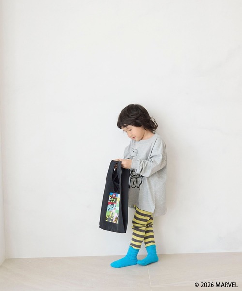 LOWRYS FARM（ローリーズファーム）の「ＭＡＲＶＥＬ／エコバック　639648（エコバッグ/サブバッグ・キッズ・ブルー/ブラック/イエロー/レッド/ピンク・FREE）」の8枚目の写真