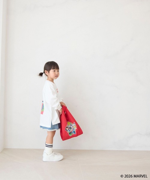 LOWRYS FARM（ローリーズファーム）の「ＭＡＲＶＥＬ／エコバック　639648（エコバッグ/サブバッグ・キッズ・ブルー/ブラック/イエロー/レッド/ピンク・FREE）」の13枚目の写真