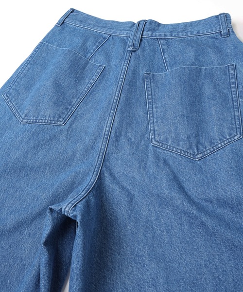 CULLNI（クルニ）の「Asymmetrical Pocket Denim Half Pant（デニムパンツ・メンズ・ネイビー/ブラック/ブルー・2/1/0）」の9枚目の写真