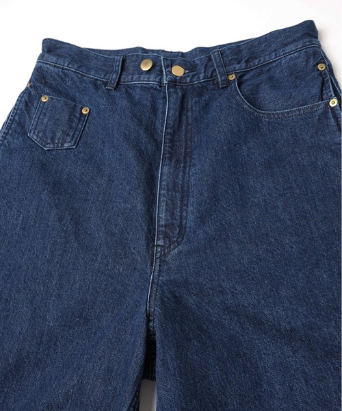 CULLNI（クルニ）の「Asymmetrical Pocket Denim Half Pant（デニムパンツ・メンズ・ネイビー/ブラック/ブルー・2/1/0）」の13枚目の写真
