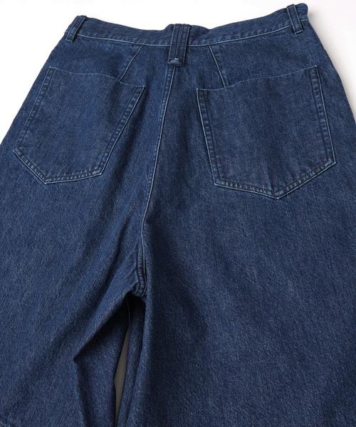 CULLNI（クルニ）の「Asymmetrical Pocket Denim Half Pant（デニムパンツ・メンズ・ネイビー/ブラック/ブルー・2/1/0）」の14枚目の写真