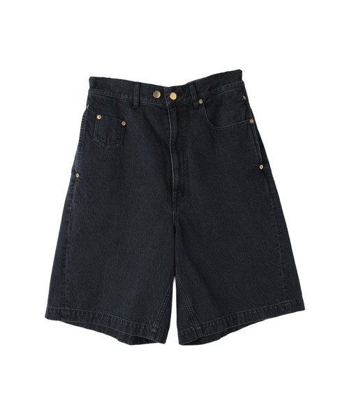 CULLNI（クルニ）の「Asymmetrical Pocket Denim Half Pant（デニムパンツ・メンズ・ネイビー/ブラック/ブルー・2/1/0）」の16枚目の写真