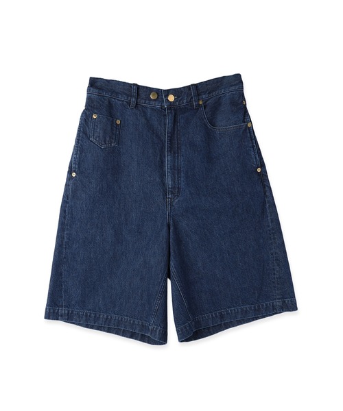 CULLNI（クルニ）の「Asymmetrical Pocket Denim Half Pant（デニムパンツ・メンズ・ネイビー/ブラック/ブルー・2/1/0）」の11枚目の写真