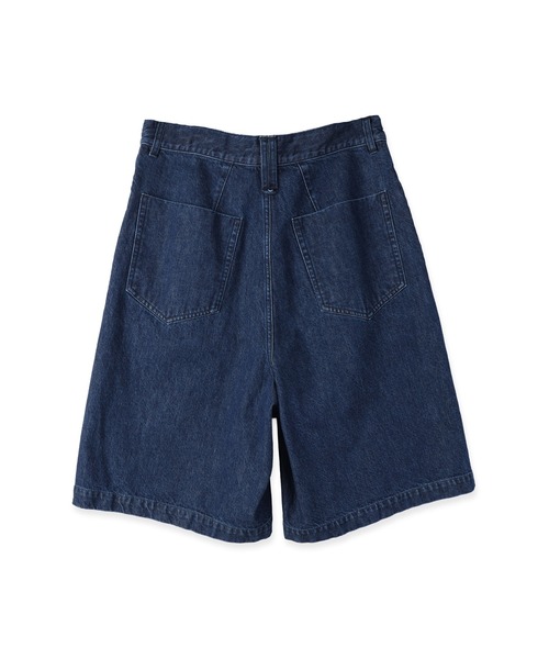 CULLNI（クルニ）の「Asymmetrical Pocket Denim Half Pant（デニムパンツ・メンズ・ネイビー/ブラック/ブルー・2/1/0）」の12枚目の写真