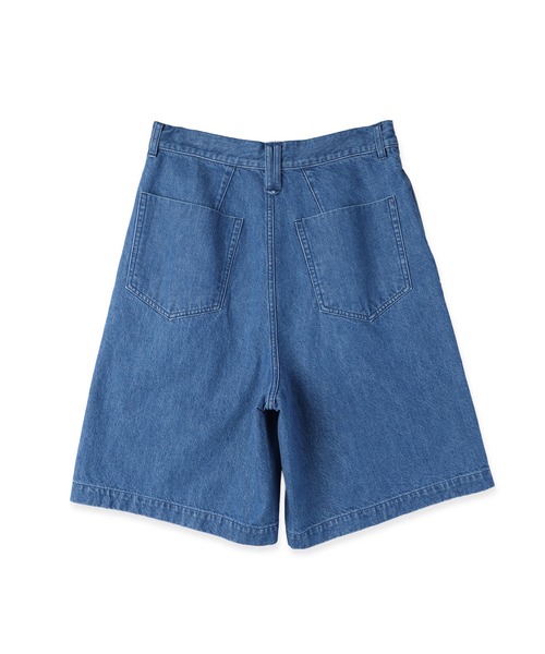 CULLNI（クルニ）の「Asymmetrical Pocket Denim Half Pant（デニムパンツ・メンズ・ネイビー/ブラック/ブルー・2/1/0）」の7枚目の写真