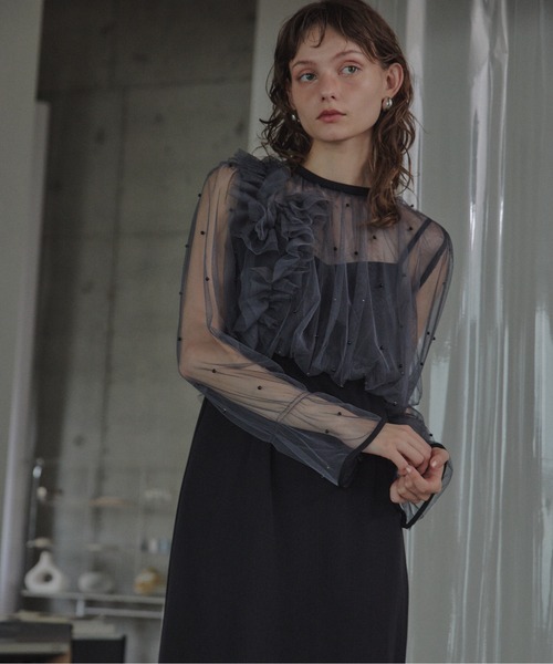 Pearl blouse set dress（ドレス）｜LE'RURE（リルアー）の
