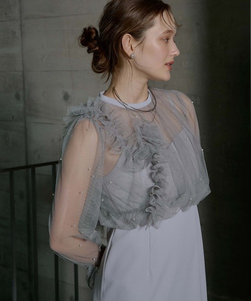 Pearl blouse set dress（ドレス）｜LE'RURE（リルアー）の