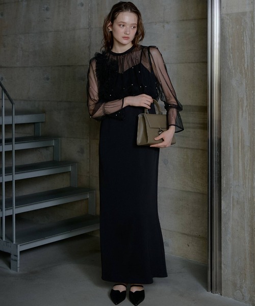 Pearl blouse set dress（ドレス）｜LE'RURE（リルアー）の