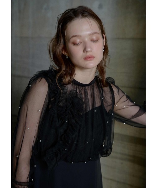 Pearl blouse set dress（ドレス）｜LE'RURE（リルアー）の
