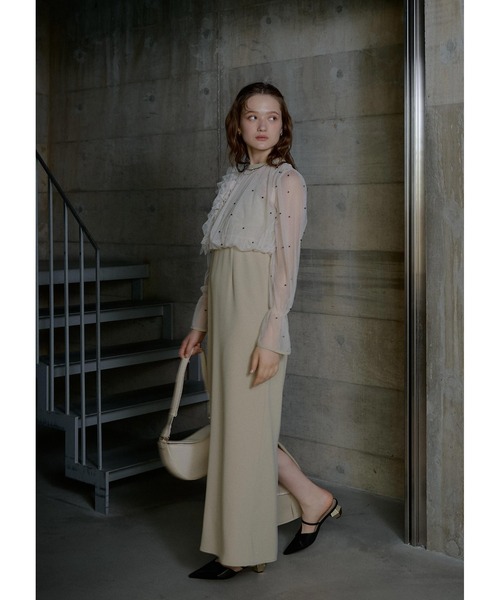 Pearl blouse set dress（ドレス）｜LE'RURE（リルアー）の