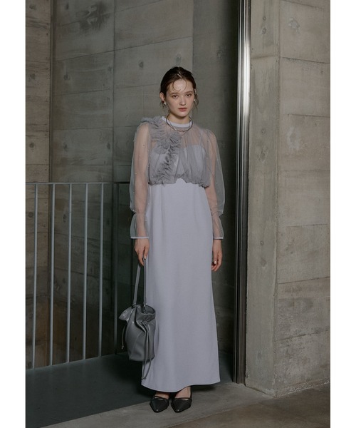 Pearl blouse set dress（ドレス）｜LE'RURE（リルアー）の
