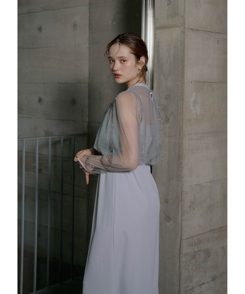 Pearl blouse set dress（ドレス）｜LE'RURE（リルアー）の
