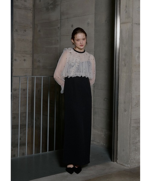 Pearl blouse set dress（ドレス）｜LE'RURE（リルアー）の