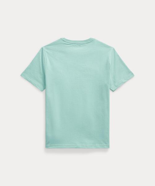 POLO RALPH LAUREN CHILDRENSWEAR（ポロ ラルフ ローレン チルドレンズウェア）の「コットン ジャージー クルーネック Tシャツ（Tシャツ/カットソー・キッズ・グリーン系4・XL/S/M/L）」の4枚目の写真