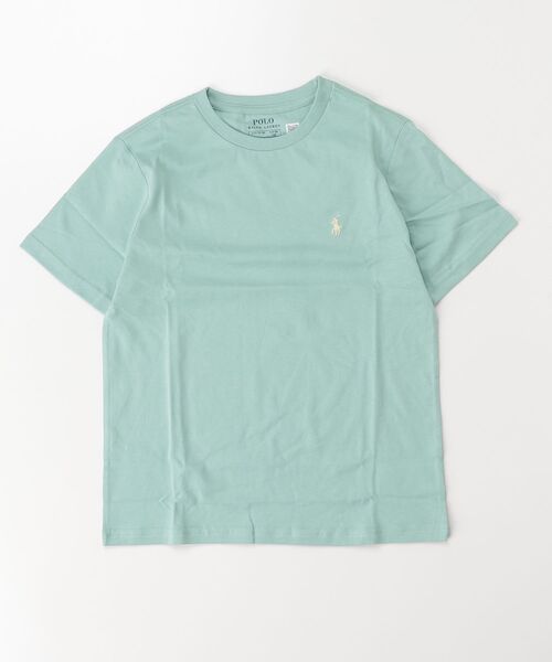 POLO RALPH LAUREN CHILDRENSWEAR（ポロ ラルフ ローレン チルドレンズウェア）の「コットン ジャージー クルーネック Tシャツ（Tシャツ/カットソー・キッズ・グリーン系4・XL/S/M/L）」の3枚目の写真