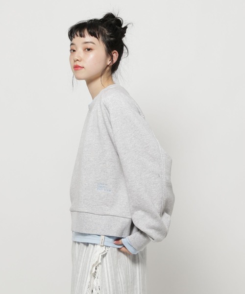 niko and...（ニコアンド）の「レイヤーライクスウェットプルオーバー（スウェット・レディース・ピンク/グレー/オフホワイト/ネイビー・MEDIUM/LARGE）」の22枚目の写真