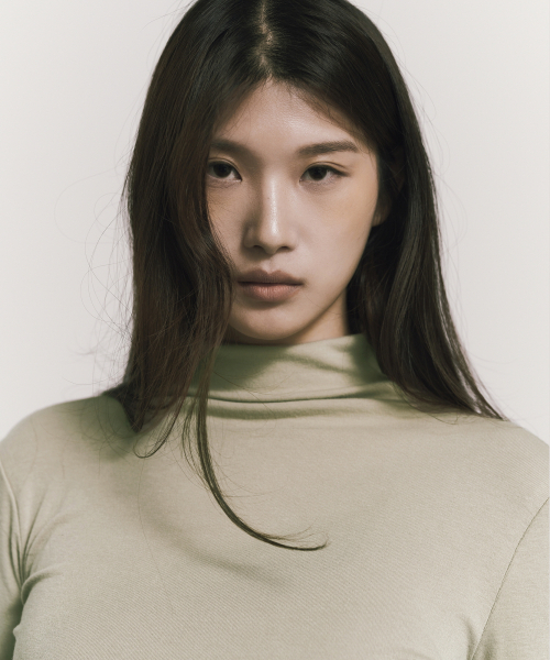 NICK&NICOLE（ニックアンドニコール）の「[ESSENTIAL] HIGH NECK SLIM TOP_LIGHT GREEN（Tシャツ/カットソー・レディース・その他・FREE）」の3枚目の写真