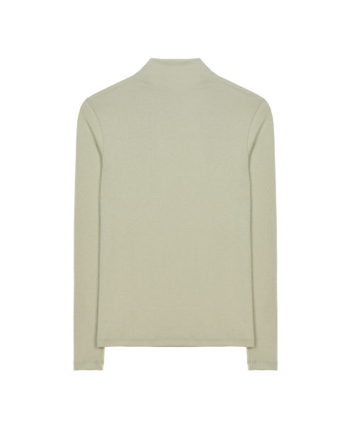 NICK&NICOLE（ニックアンドニコール）の「[ESSENTIAL] HIGH NECK SLIM TOP_LIGHT GREEN（Tシャツ/カットソー・レディース・その他・FREE）」の5枚目の写真