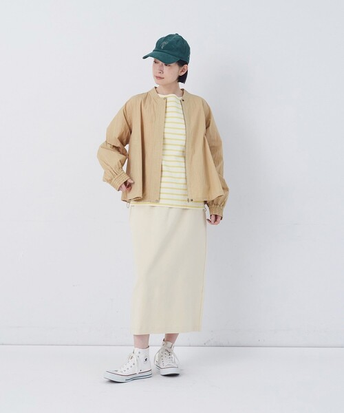 conges payes ADIEU TRISTESSE(コンジェ ペイエ アデュートリステス)の「バルーンブルゾン(ブルゾン・レディース・ピンク/ベージュ・38)」の17枚目の写真