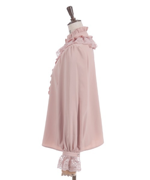 axes femme(アクシーズファム)の「レースフリルブラウス(シャツ/ブラウス・レディース・ブラック/ホワイト/ピンク・MEDIUM)」の12枚目の写真