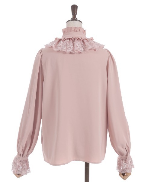 axes femme(アクシーズファム)の「レースフリルブラウス(シャツ/ブラウス・レディース・ブラック/ホワイト/ピンク・MEDIUM)」の13枚目の写真