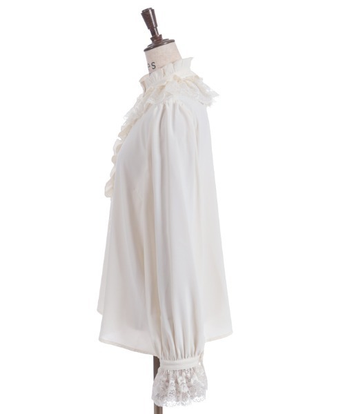 axes femme(アクシーズファム)の「レースフリルブラウス(シャツ/ブラウス・レディース・ブラック/ホワイト/ピンク・MEDIUM)」の20枚目の写真