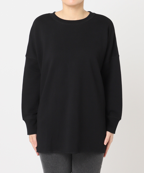 JOURNAL STANDARD relume（ジャーナルスタンダード　レリューム）の「《追加4》オーバーサイズロングスウェット（スウェット・レディース・ホワイト系その他/ピンク/ブラウン/ブラック・FREE）」の9枚目の写真