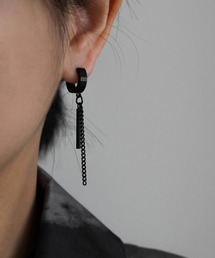 ALWAYS GOOD TIME（オルウェイズグッドタイム）の「ステンレ スチャーム付きミニマルフープイヤリング（イヤリング）」