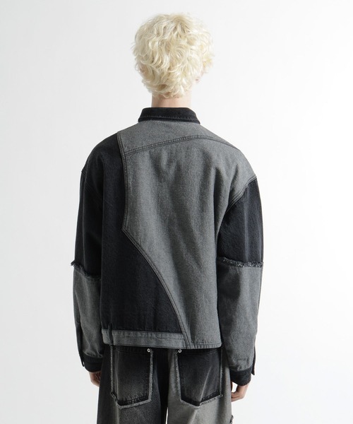 HARE(ハレ)の「サイコウチクデニムシャツ(HARE)(シャツ/ブラウス・メンズ・ブラック/オフホワイト・FREE)」の16枚目の写真