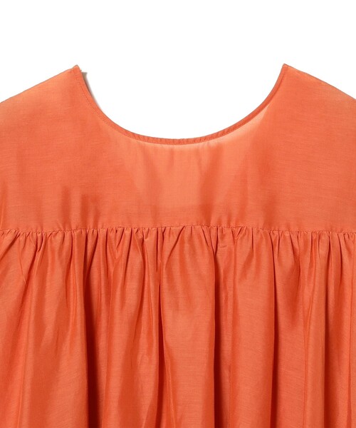 Demi-Luxe BEAMS（デミルクス ビームス）の「【8/6値下げ】コットンシルク 2WAY ブラウス（シャツ/ブラウス・レディース・オレンジ/ブラック/オフホワイト・ONE SIZE）」の20枚目の写真