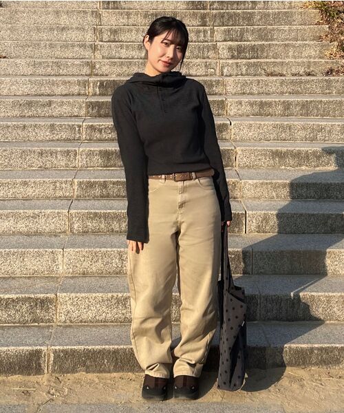 TOFFEE(トフィー)の「ディープカーブデニムパンツ (ベージュ)(デニムパンツ・メンズ・その他・SMALL/MEDIUM/LARGE/X-LARGE)」の2枚目の写真