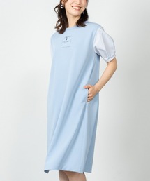 袖切替UV冷感ワンピース