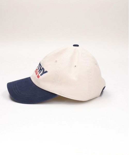 BACK NUMBER（バックナンバー）の「【BACK NUMBER】コットンツイル モーションロゴ キャップ (洗い加工 / ユニセックス / タウンユース)（キャップ・メンズ・オフホワイト/グレー/ブラック・フリー）」の7枚目の写真