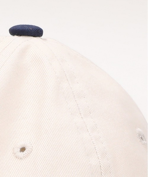 BACK NUMBER（バックナンバー）の「【BACK NUMBER】コットンツイル モーションロゴ キャップ (洗い加工 / ユニセックス / タウンユース)（キャップ・メンズ・オフホワイト/グレー/ブラック・フリー）」の11枚目の写真