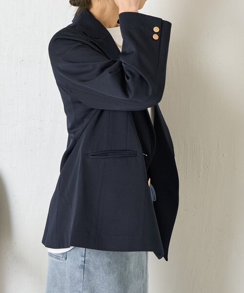 Jena espace merveilleux（ジェナ　エスパスメルヴェイユ）の「【WEB限定】ダブルボタンJK（ベスト・レディース・チャコールグレー/グレー/ネイビー・FREE）」の21枚目の写真