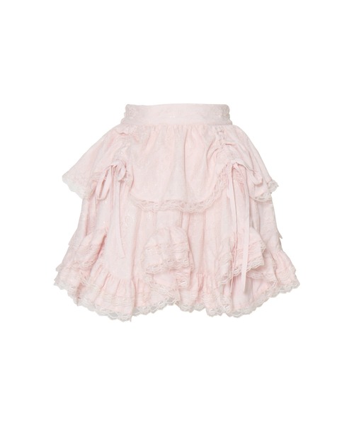 ruffle race skirt