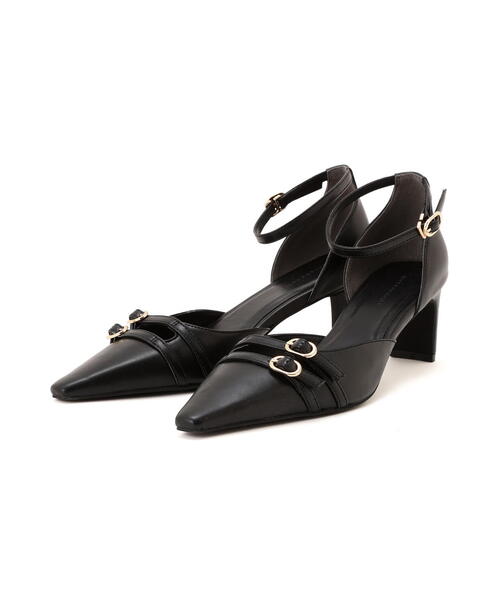 EDIT COLOGNE（エディットコロン）の「ストラップパンプス（パンプス・レディース・ブラック/ベージュ/パープル・23.5cm/24.0cm/23.0cm）」の4枚目の写真