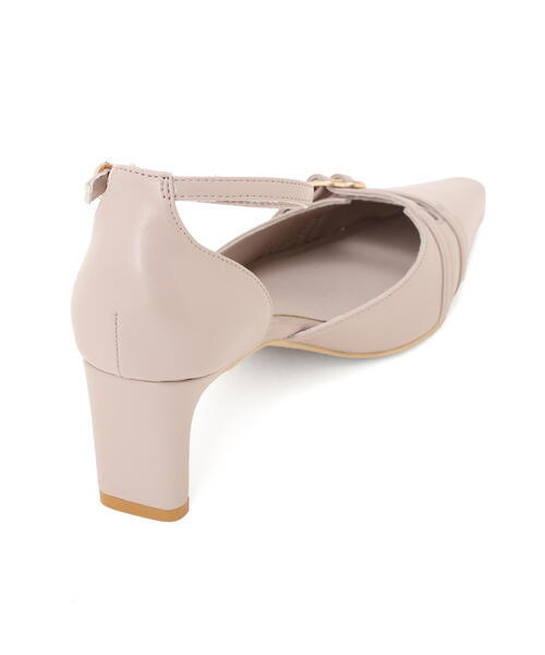 EDIT COLOGNE（エディットコロン）の「ストラップパンプス（パンプス・レディース・ブラック/ベージュ/パープル・23.5cm/24.0cm/23.0cm）」の6枚目の写真