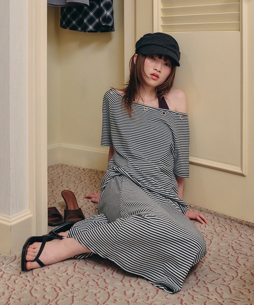 Unblend(アンブレンド)の「【Unblend】アソート ヘムラインスカート【セットアップ対応】(スカート・レディース・グレー系/杢グレー/ホワイト系/ブラック・M/S)」の10枚目の写真