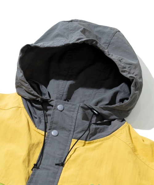 CUBE SUGAR（キューブシュガー）の「CUBE SUGAR/キューブシュガー　ナイロン 撥水加工 マウンテンパーカー（マウンテンパーカー・レディース・パープル/オレンジ/グリーン・FREE）」の4枚目の写真